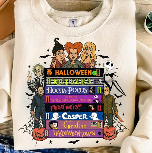 VHS Halloween Stack Tee