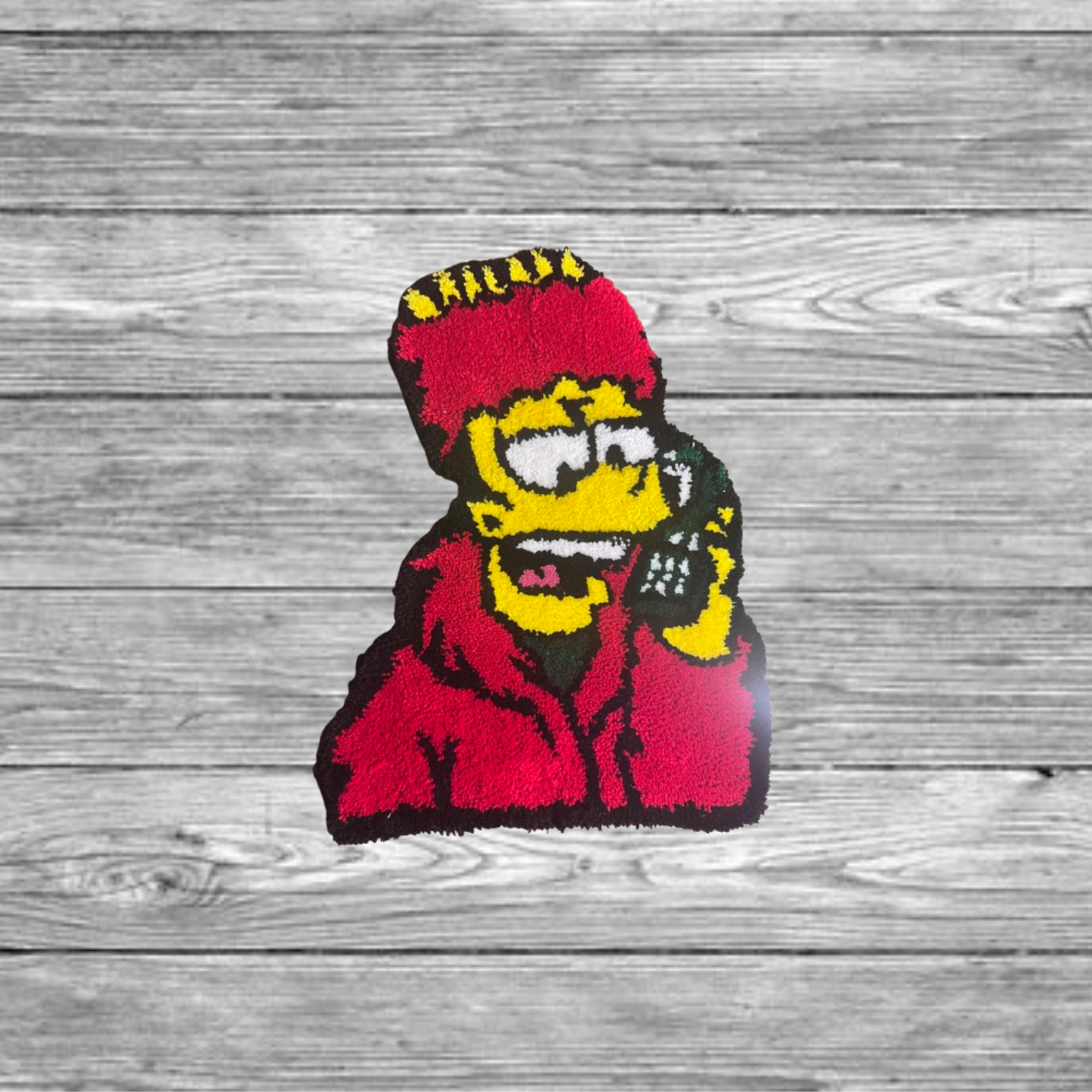 Bart Simpson Tufted Rug